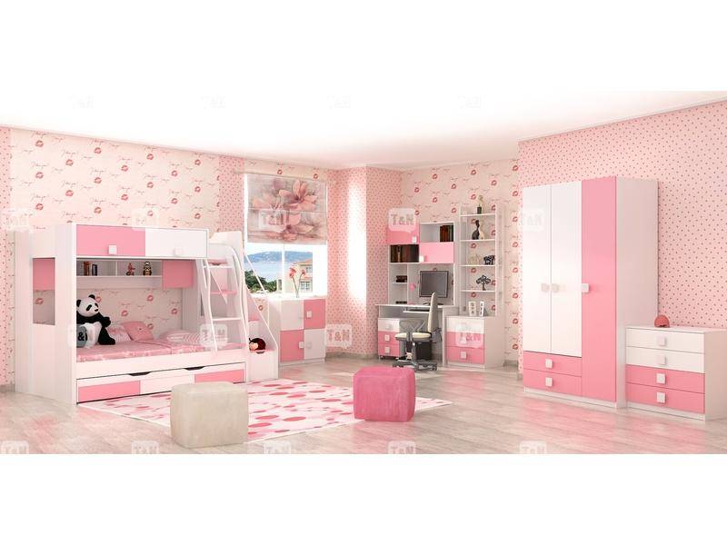 детская двухъярусная кровать rich pink в Таганроге