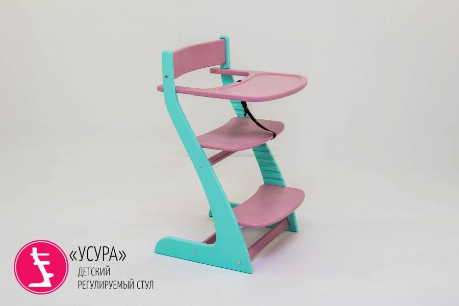 детский растущий регулируемый стул усура мятный-лаванда в Таганроге