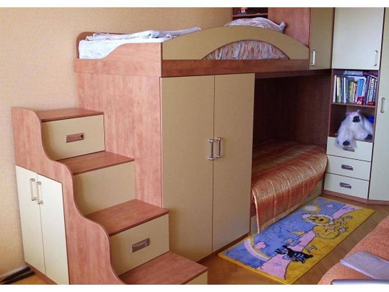 мебель для детской с двухъярусной кроватью в Таганроге