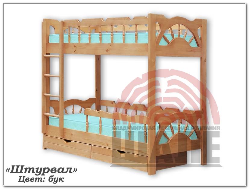 2х-ярусная детская кровать штурвал в Таганроге