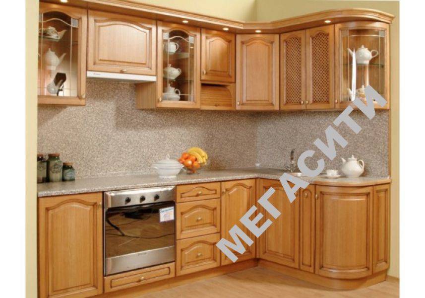 кухонный гарнитур из массива дерева ровена в Таганроге