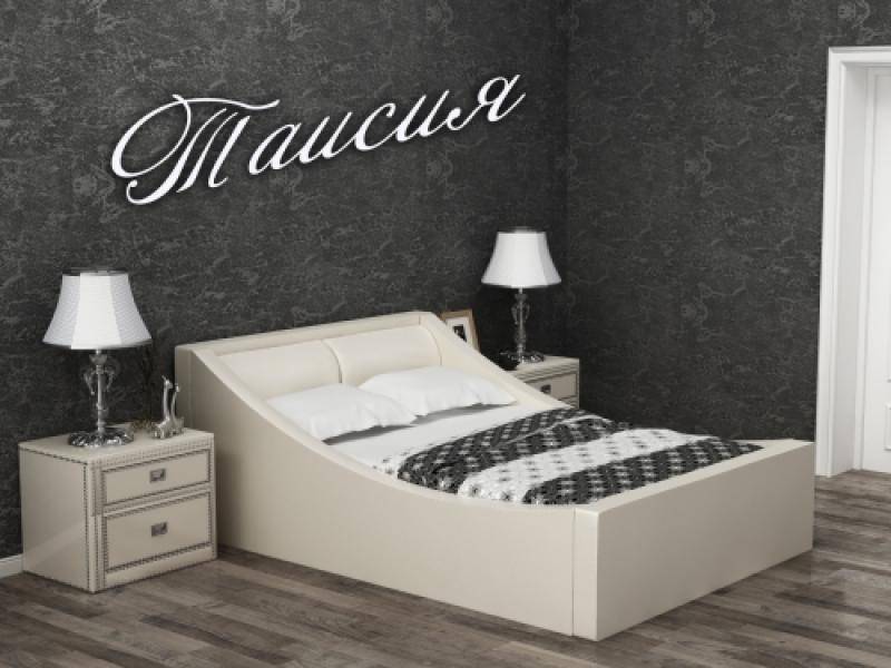 кровать таисия с мягким изголовьем кожа в Таганроге