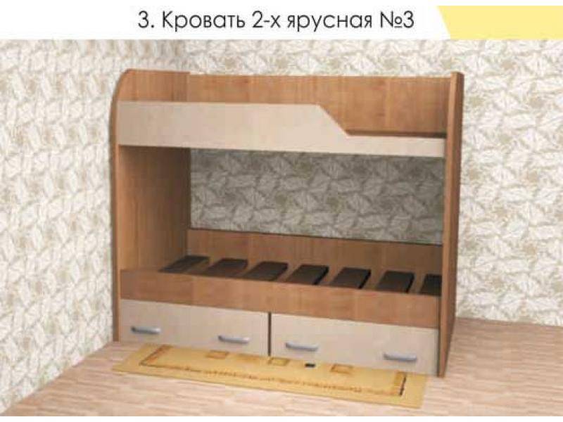 кровать двухъярусная 3 в Таганроге