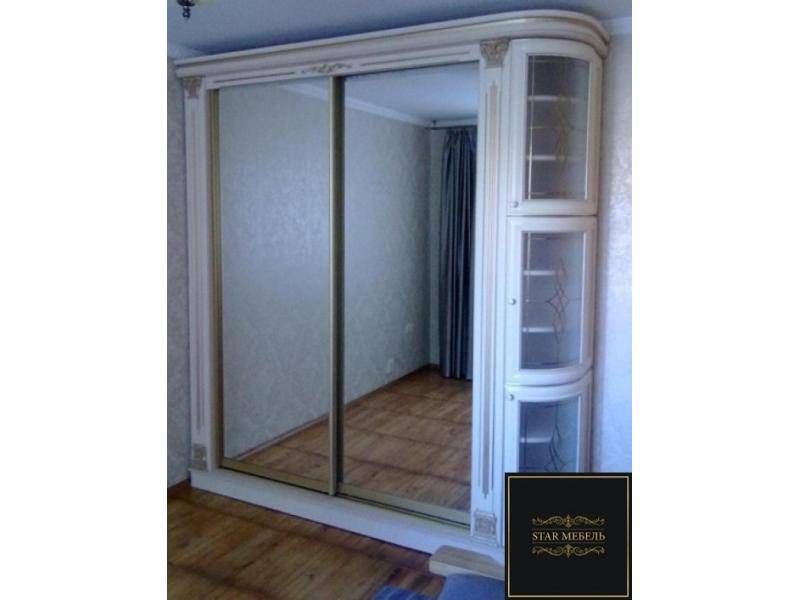 зеркальный шкаф-купе в спальню в Таганроге