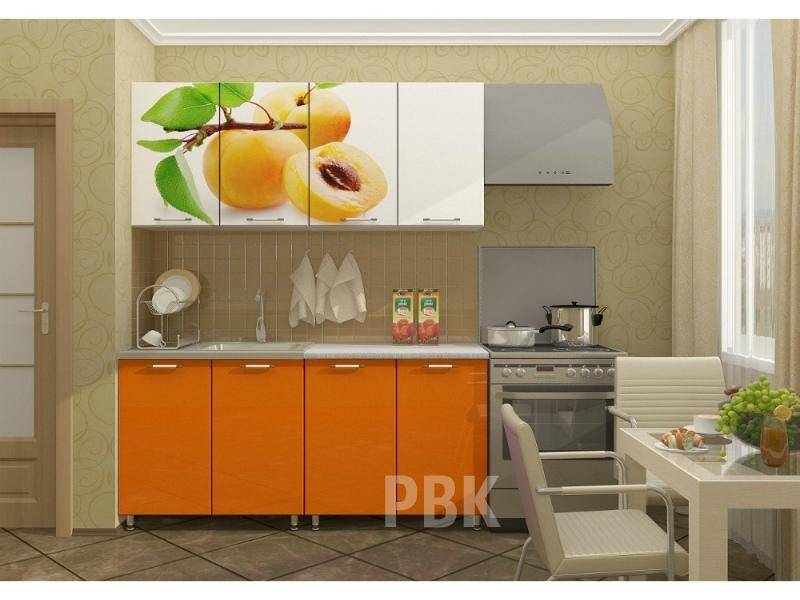 оранжевая кухня персик в Таганроге