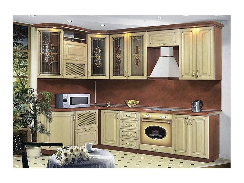 светлая классическая кухня 25 в Таганроге