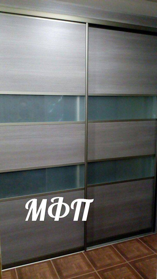 встроенный шкаф-купе с матовыми стеклами в Таганроге
