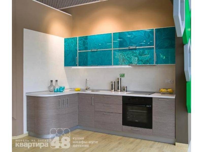 кухонный гарнитур угловой аквамарин в Таганроге