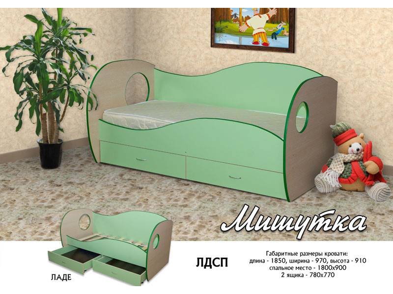 кровать детская мишутка в Таганроге