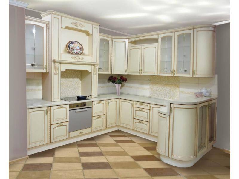 п-образная мебель для кухни альбертина в Таганроге