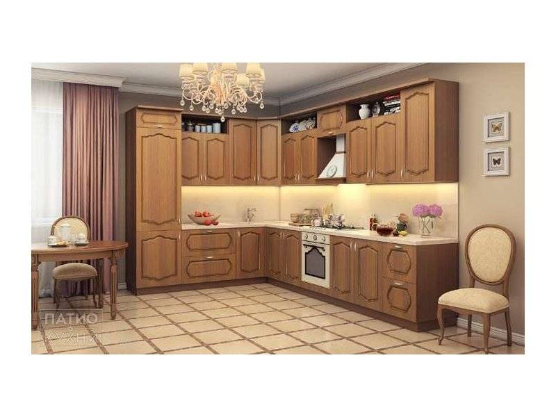 кухня классика octavia угловая (коричневая) арт. 120 в Таганроге