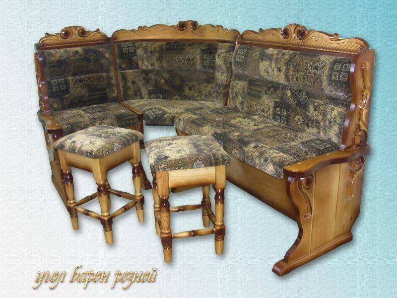 кухонный уголок барон резьба в Таганроге
