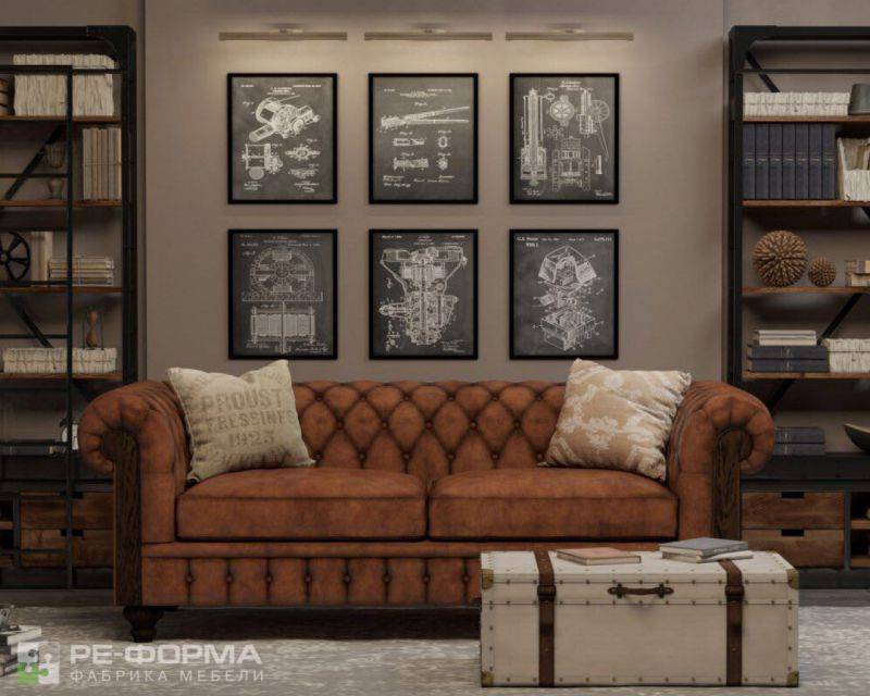 диван chesterfield 1 в Таганроге