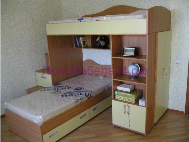 двухъярусная кровать со шкафом в Таганроге