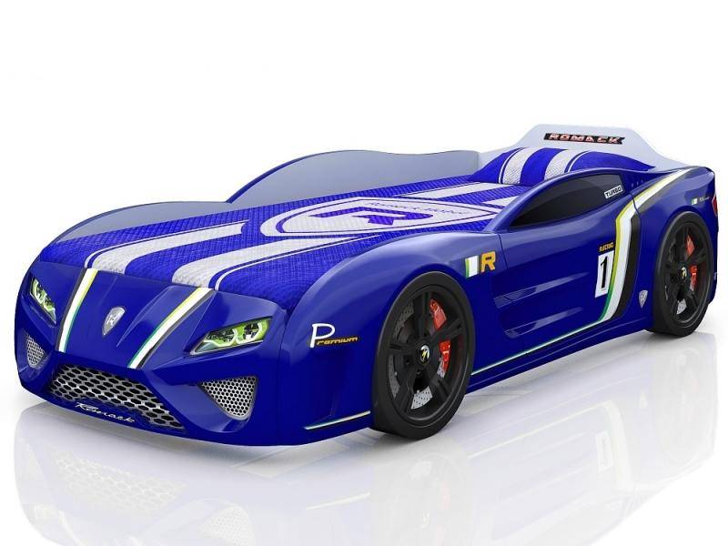 кровать-машина sportline синяя в Таганроге