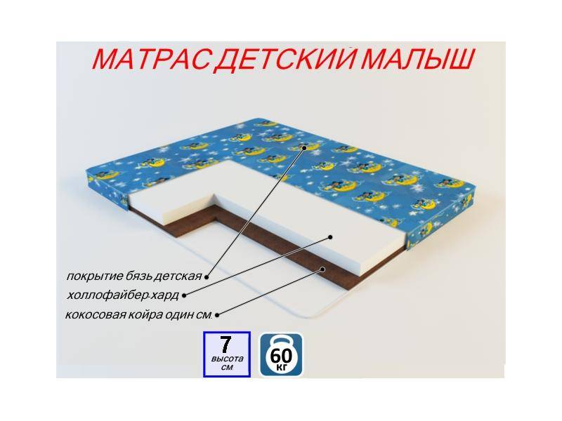 матрас детский малыш в Таганроге