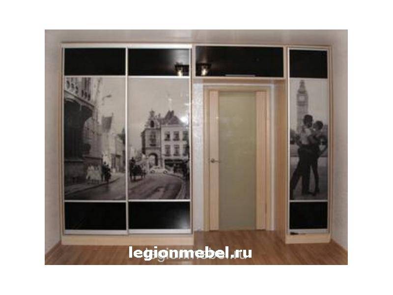 удобный шкаф в спальню с фотопечатью в Таганроге
