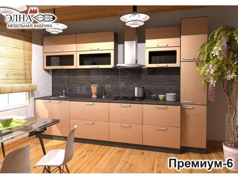 кухня прямая премиум 6 в Таганроге