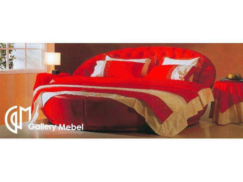 красная кровать letto rotondo 05 в Таганроге