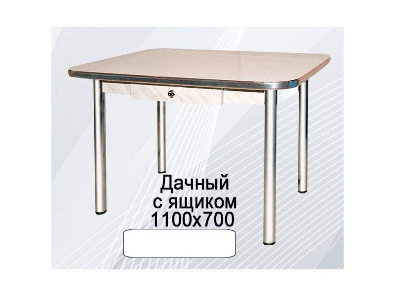 стол обеденный дачный с ящиком в Таганроге