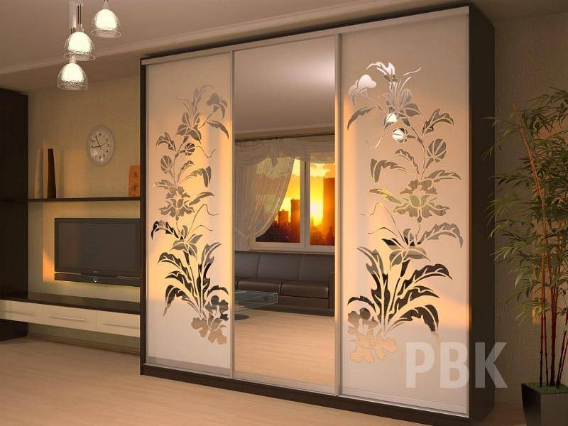 шкаф с пескоструйным фасадом фантазия в Таганроге
