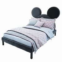 кровать детская 140х200 серая mickey mouse в Таганроге