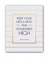 постер keep your heels а3 в Таганроге