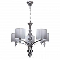 дизайнерская подвесная люстра spot light lyon 5071502 серебро в Таганроге
