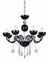 подвесная люстра crystal lux luccila sp8 черная в Таганроге