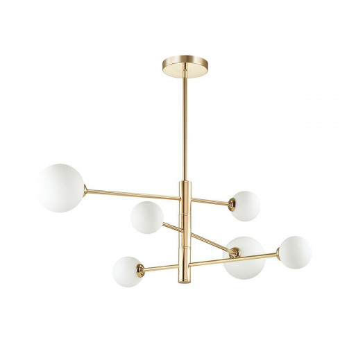 подвесная люстра lumion estelle 4418/6c белая в Таганроге
