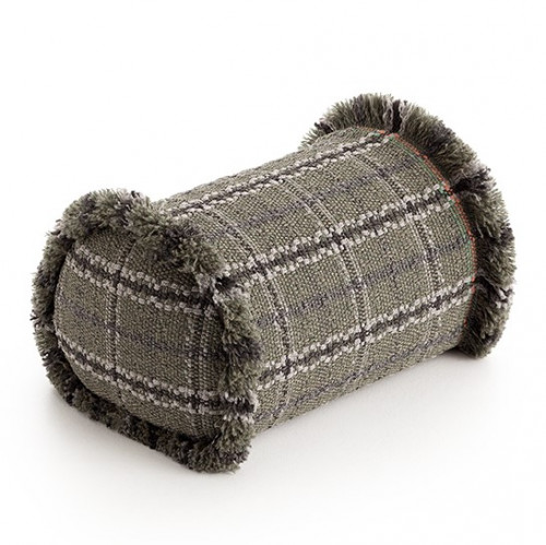 подушка большая-рол tartan green от gan в Таганроге