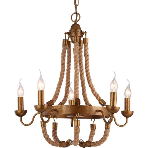 подвесная люстра arte lamp amaca a8957lm-5bz в Таганроге