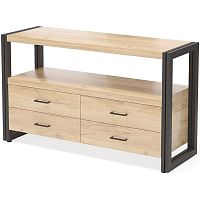 тумба под tv neo loft с 4 ящиками светло-коричневая в Таганроге
