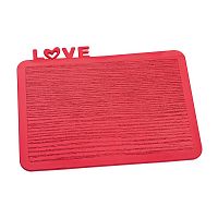 разделочная доска happy board love, красная в Таганроге