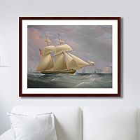 картина: the topsail schooner, 1838г. в Таганроге