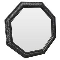 зеркало восьмиугольное черное с резьбой black sparkle в Таганроге