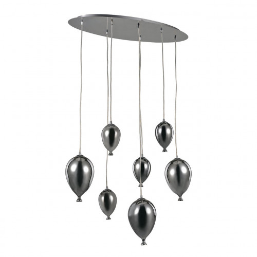 подвесная люстра ideal lux clown sp7 cromo в Таганроге
