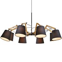 подвесная люстра arte lamp pinoccio a5700lm-8bk в Таганроге