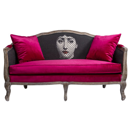 диван «вуаль руж» fornasetti прямой розовый в Таганроге