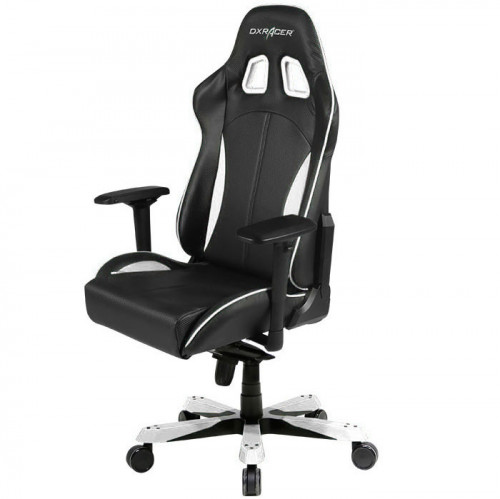 кресло геймерское dxracer king ks57 черно-белое в Таганроге