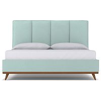кровать двуспальная 180х200 голубая carter sky в Таганроге