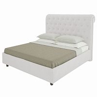 кровать двуспальная 160х200 белая из велюра sweet dreams в Таганроге