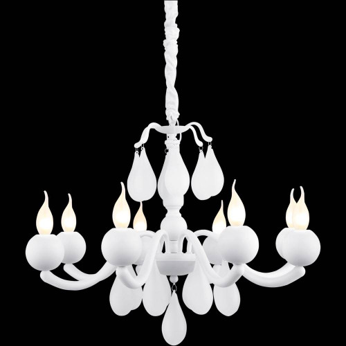 подвесная люстра arte lamp sigma a3229lm-8wh в Таганроге
