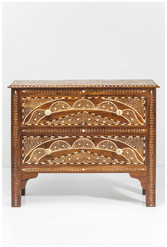 kare design комод sherazade, коллекция "шахерезада", ручная работа 100,5*85*35, палисандр, верблюжья кость, коричневый в Таганроге