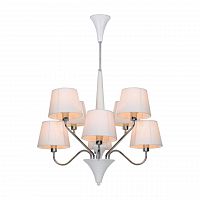 подвесная люстра arte lamp a1528lm-8wh белая в Таганроге