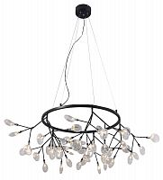 подвесная светодиодная люстра crystal lux evita sp45 d черная в Таганроге