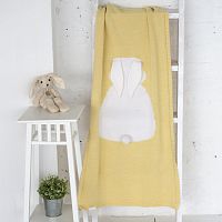 плед зайка 60*120 св.желтый+белый в Таганроге