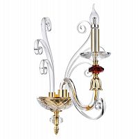 бра crystal lux catarina ap1 gold/transparent-cognac в Таганроге