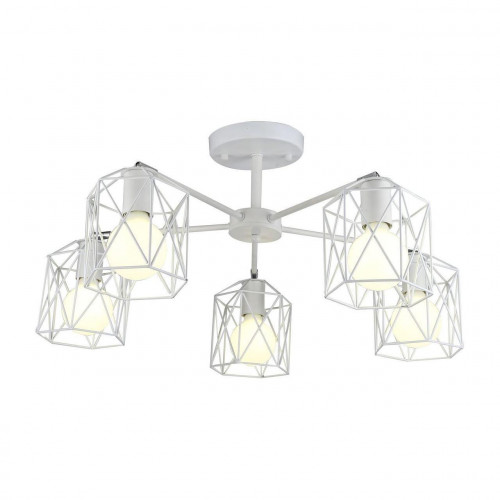 потолочная люстра arte lamp a4284pl-5wh белая в Таганроге
