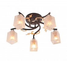 потолочная люстра idlamp edda 206/5pf-blackchrome в Таганроге